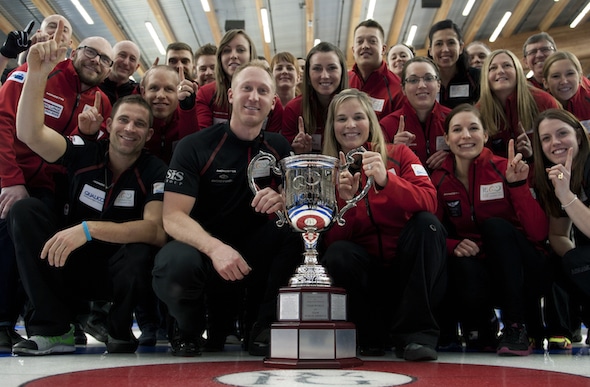 Team Canada and the World Financial Group Continental Cup. (Photo, CCA/Michael Burns)
